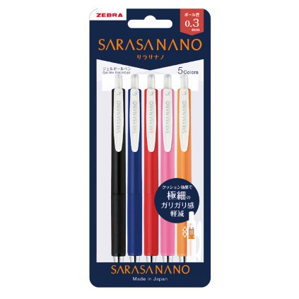gelove pero sarasa nano sada 5 ks