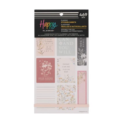 Samolepky Happy Planner Spring Fields