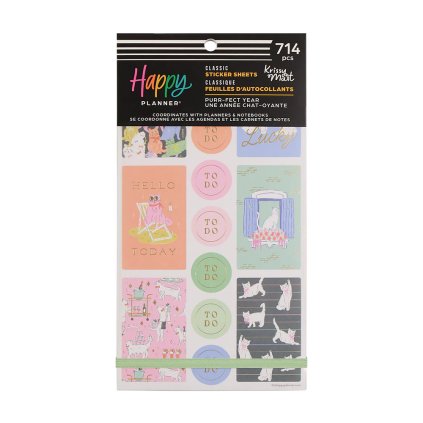 Samolepky Happy Planner Purrfect Seasonal