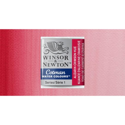 akvarelová barva cotman půlpánvička alizarin crimson hue