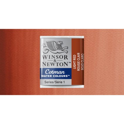 akvarelová barva cotman půlpánvička light red