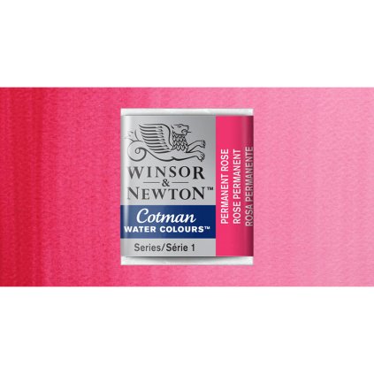 akvarelová barva cotman půlpánvička permanent rose