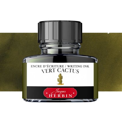 inkoust herbin vert cactus 30 ml