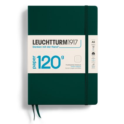 Zapisnk Leuchtturm1917 A5 120g forest green
