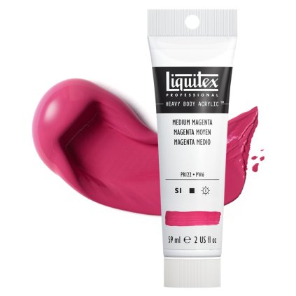 akrylova barva liquitex heavy body medium magenta