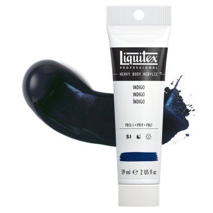 akrylova barva liquitex heavy body indigo