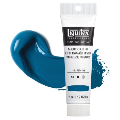 akrylova barva liquitex heavy body manganese blue hue