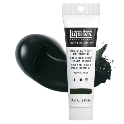 akrylova barva liquitex heavy body hookers green deep permanent