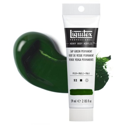 akrylova barva liquitex heavy body sap green permanent