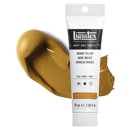 akrylova barva liquitex heavy body bronze yellow