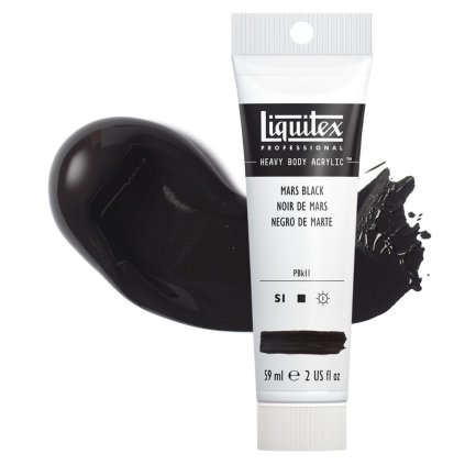 akrylova barva liquitex heavy body mars black