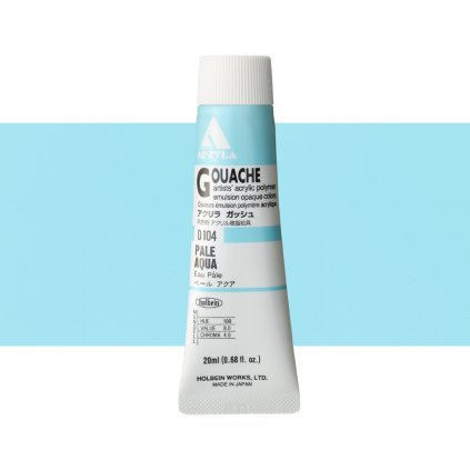 akrylový kvaš holbein d104 pale aqua