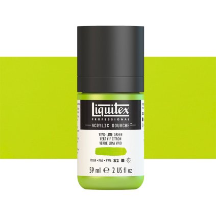 Akryl kvašová barva Liquitex - Vivid Lime Green