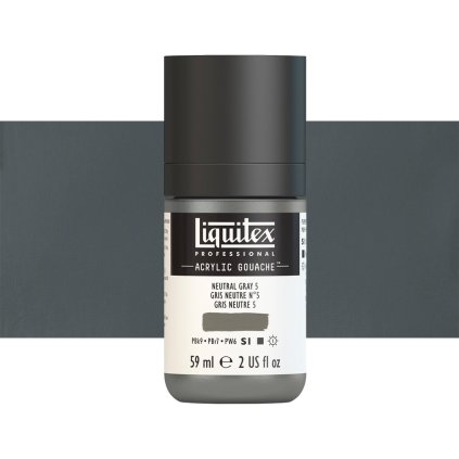 akrylovy kvas liquitex neutral gray 5