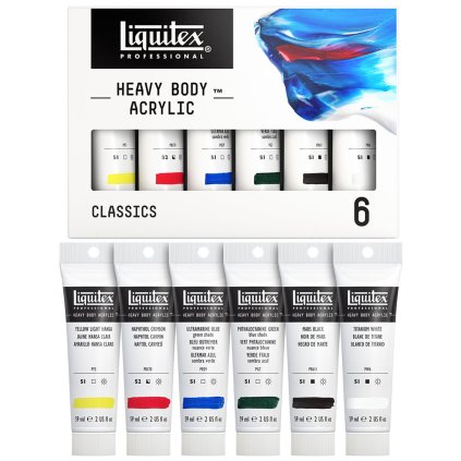 sada liquitex heavy body classics 6x59ml