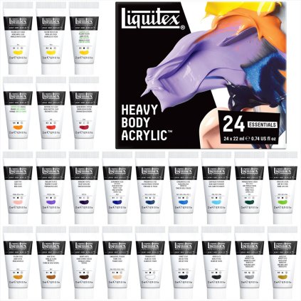 sada liquitex heavy body essentials 24 ks