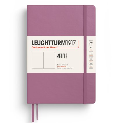 Zapisnk Leuchtturm1917 411 A5 dusty rose cisty