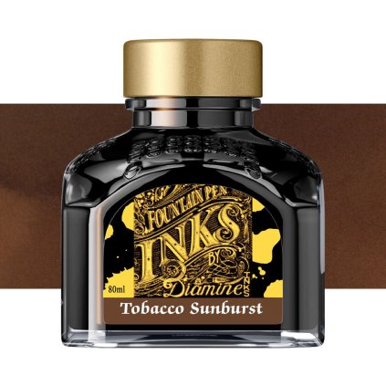 inkoust diamine 80 ml tobacco sunburst