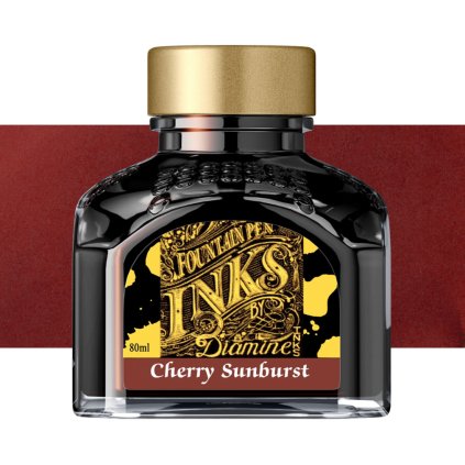 inkoust diamine 80 ml cherry sunburst