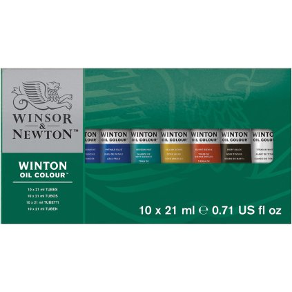 Olejové barvy Winsor & Newton Winton 21 ml sada 10 ks