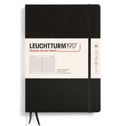 Zapisnk Leuchtturm1917 B5 black linkovany