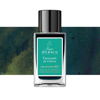 inkoust herbin 1617 emeraude de chivor 15ml