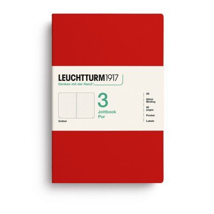 sesit jottbook pur a5 teckovany cherry