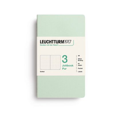 sesit jottbook pur a6 teckovany mint