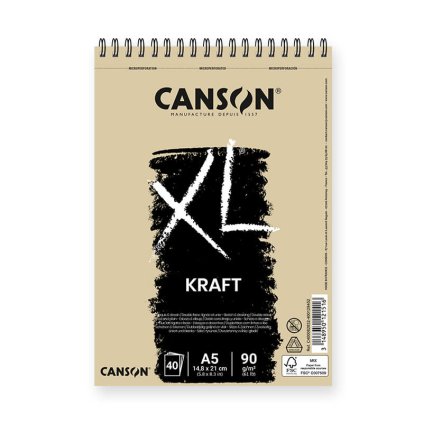 Skicák Canson XL Kraft A5