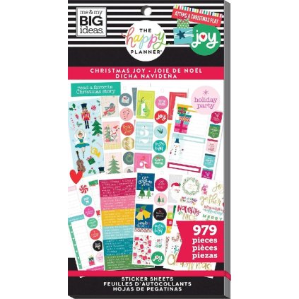 Samolepky Happy Planner Value Pack - Christmas Joy