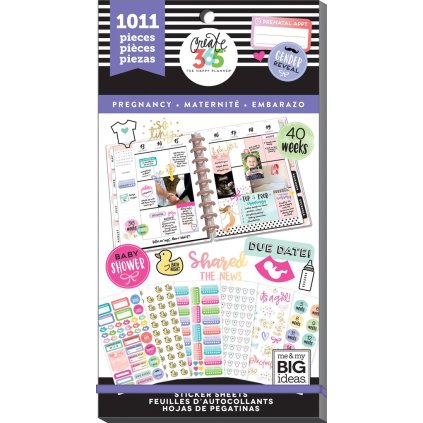 Samolepky Happy Planner Value Pack - Pregnancy