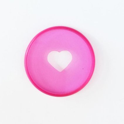Spojovací disky do diáře Happy Planner 3,2 cm - Translucent pink