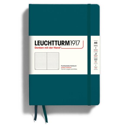 Zapisnk Leuchtturm1917 A5 pacific green