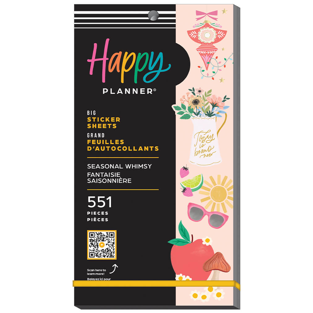 Samolepky Happy Planner BIG Value Pack Seasonal Whimsy Yuppi