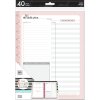 Poznámkové listy Happy Planner BIG Hourly Schedule + Checklist