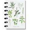 Zápisník s doplňky Happy Notes MINI Plant & Garden