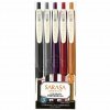 Gelová pera Zebra Sarasa - Vintage 2, sada 5 ks