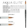 štětec kulatý Princeton Aqua Elite tabulka