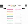 Poznámkové listy Happy Planner SKINNY CLASSIC - Daily Schedule