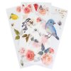 Samolepky ptáci a květiny