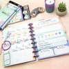 Samolepky + bločky Happy Planner Accessory Book - Wellness