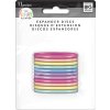 Spojovací disky do diáře Happy Planner 4,4 cm - Pastel Rainbow