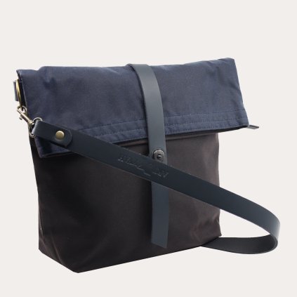 kabelka WILD BEE hnědo modrá