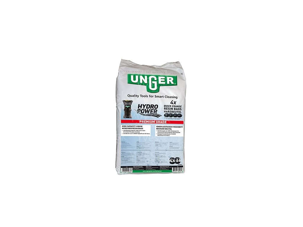 UNGER HydroPower® filter vak 4x6 L Pure water v plast. vreci