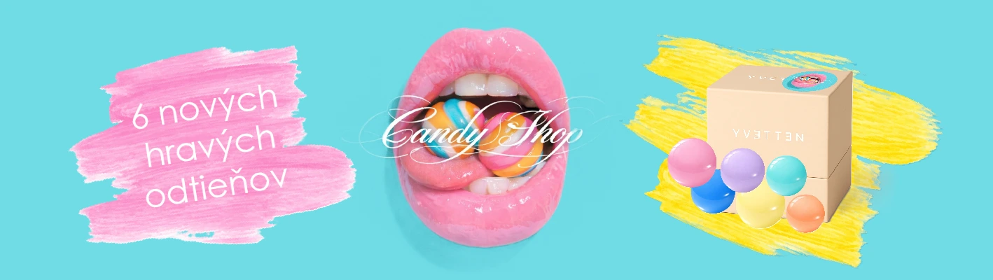 Najkrajšie farby jari - nová Candy Shop kolekcia - hravé farby pre happy mindset