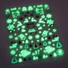 Vianočné nálepky na nechty Luminous Xmas