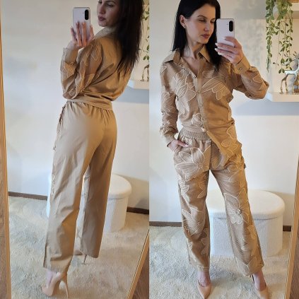 Karamelovy, elegantni komplet