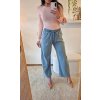 Lehke denim kalhoty volného střihu