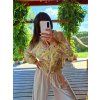 Elegantni bunda s kytickami