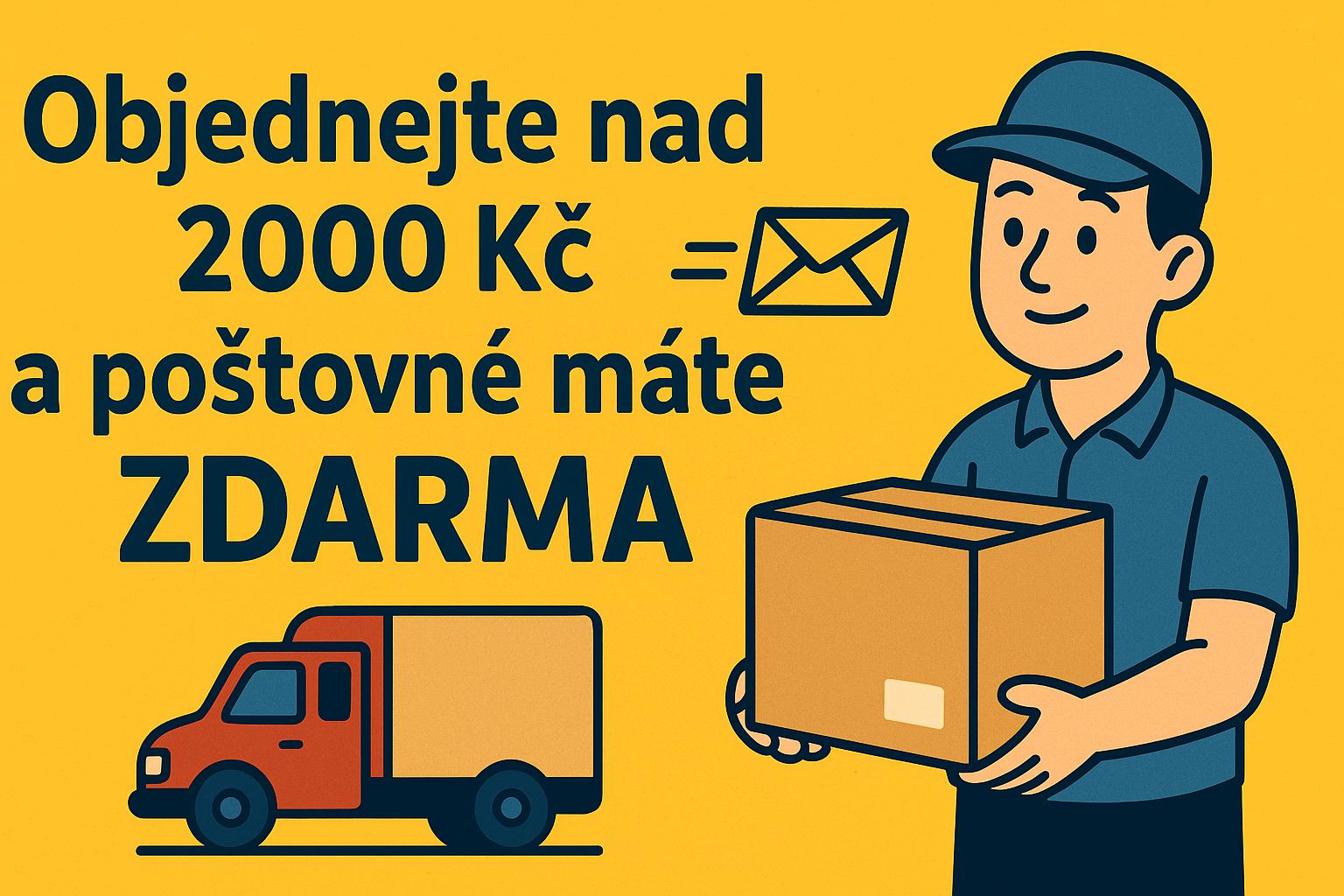 Doprava zdarma nad 2000